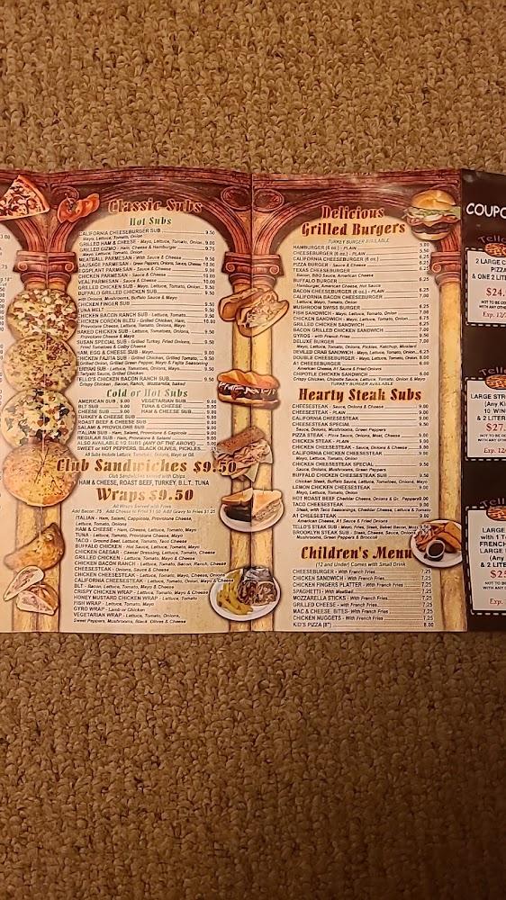 Tello's Pizzeria & Restaurant Menu image 3